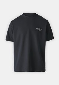 JPRBLACHAD BRANDING CREW NECK TEE - Print T-shirt - black