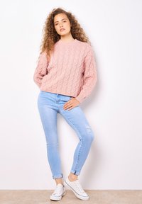 Apricot CABLE KNIT  - Stickad tröja - pink