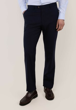 El Ganso, PANTALÓN TRAJE LAVABLE RAYA - Pantalón de traje - marino
