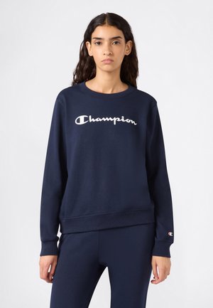 CREWNECK SCRIPT SHOP - Sweater - dark blue