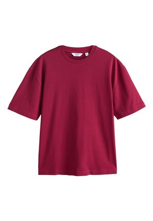 Next, RELAX FIT HEAVYWEIGHT T-SHIRT.  - REGULAR FIT - T-shirts basic - red