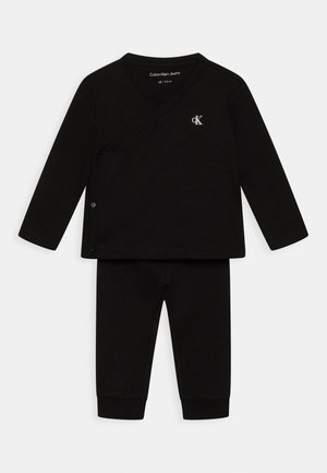 WRAP UNISEX SET - Leggings - Trousers - black