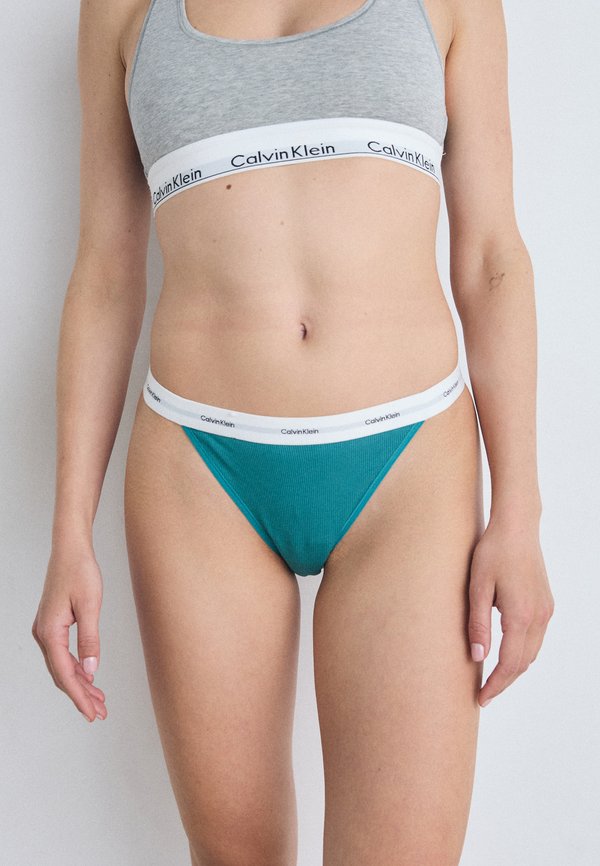 HIGH LEG TANGA  - Briefs - lively teal
