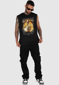 MJ Gonzales SLEEVELESS TEE - Viršus - black