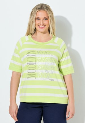 RINGEL ZITRUSMOTIV RUNDHALS HALBARM - T-shirts print - lime green