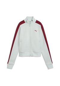 Unselected, créme de mint-garnet glow