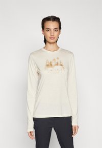Columbia HIDDEN HAVEN™ LS TEE - Hosszú ujjú felső - chalk/treehome omblur