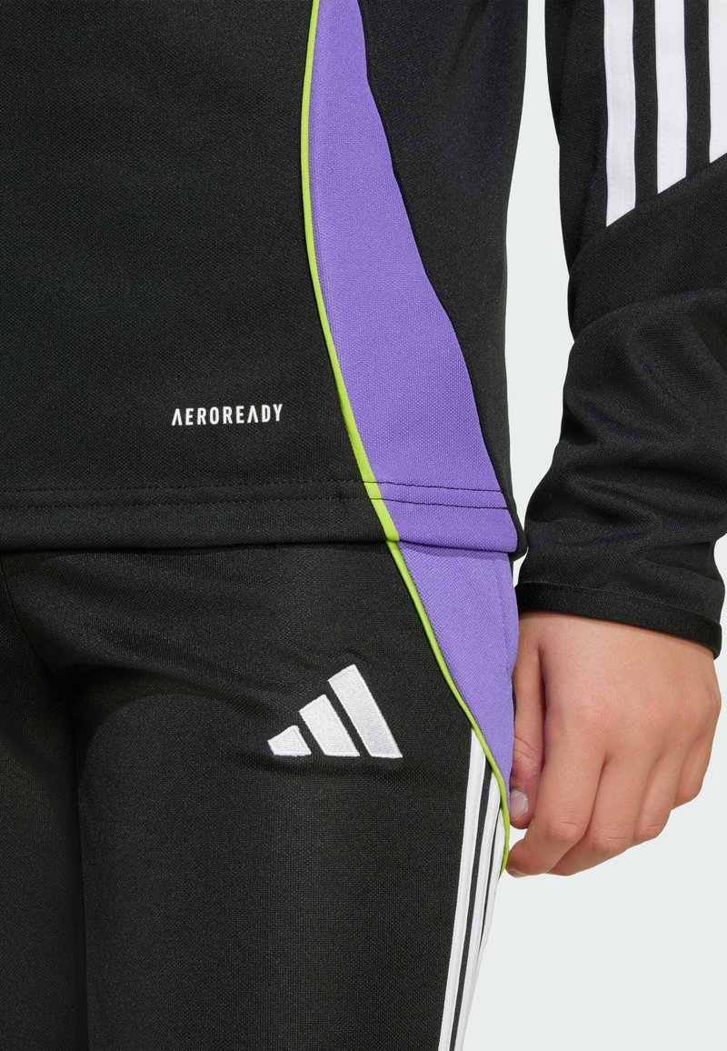 adidas Performance TIRO 24 SLIM - Donji dijelovi trenirke - black   purple rush