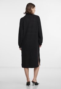 YAS YASBALIS FUNNEL DRESS - Robe pull - black