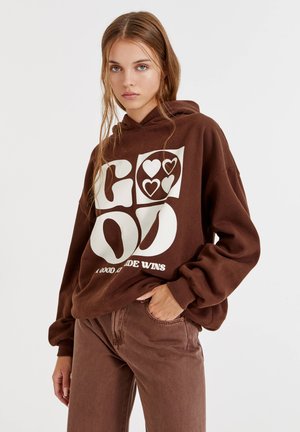 MIT MOTIV - Hoodie - brown