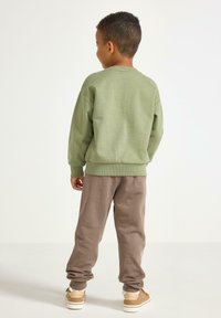 Lindex JOGGERS BRUSHED INSIDE  - Træningsbukser - dark khaki