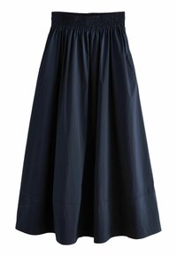 SHIRRED REGULAR FIT - Jupe longue - navy