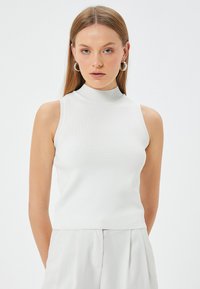 Koton HIGH NECK  - Linne - white