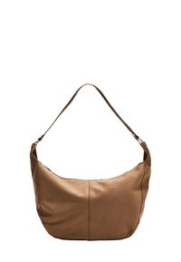 MAXI SHOULDER - Borsa a mano - mottled brown