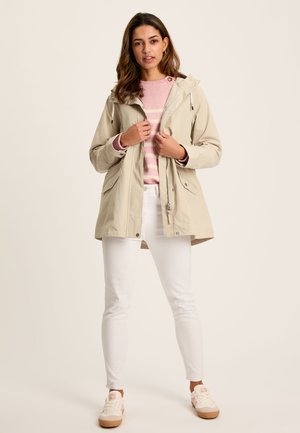 Tom Joule REGULAR FIT - PORTWELL WATERPROOF RAINCOAT WITH HOOD - Parka - neutral