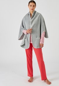 Damart Poncho - Heather Gray
