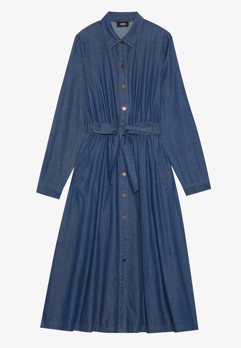 Zign Studio Jeansjurken blauw denim/bluedenim