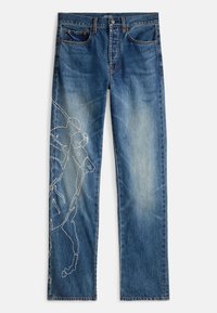 EMBROIDERED RELAXED STRAIGHT JEAN - Straight leg jeans - junesel wash
