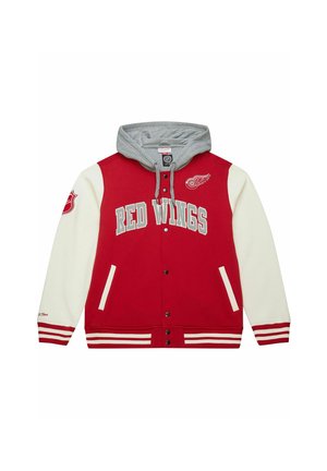 MIDWEIGHT HOODED- DETROIT RED WINGS - Giacca in pile - red