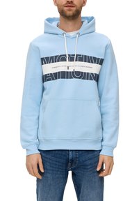 s.Oliver MIT LABEL - Kapuzenpullover - hellblau