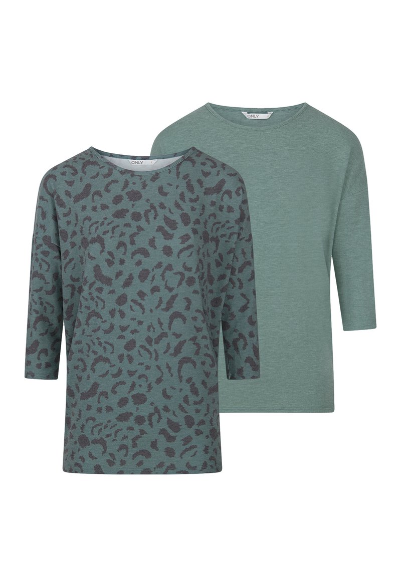 ONLY GLAMOUR 2 PACK - Longsleeve - chinois green