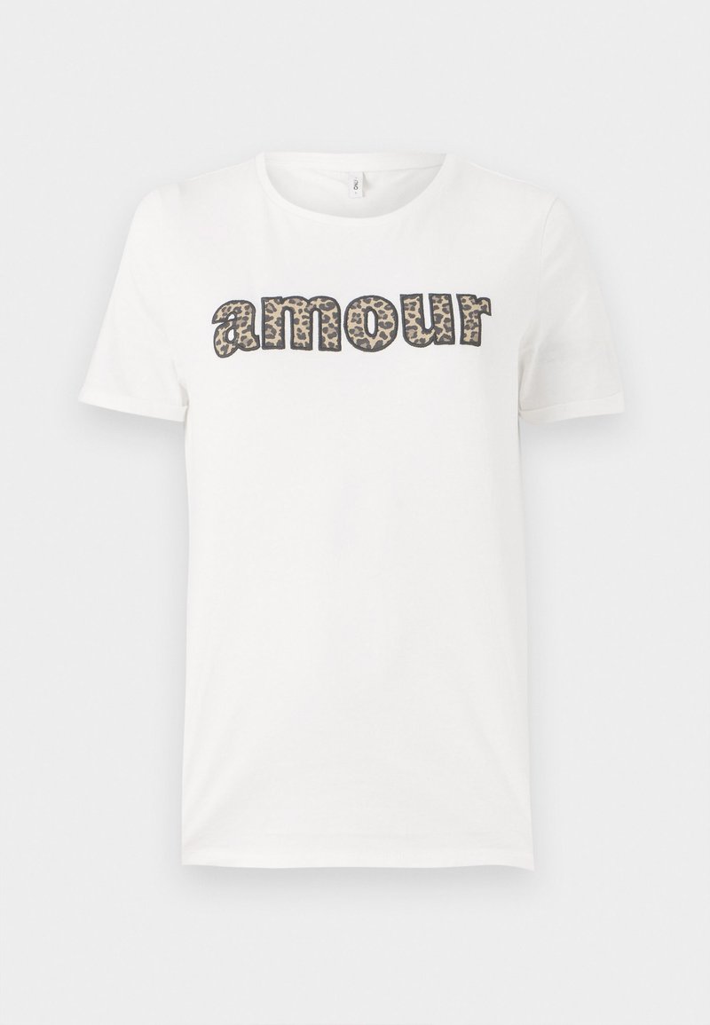 Only T-shirt print crème Only T-shirt print crème