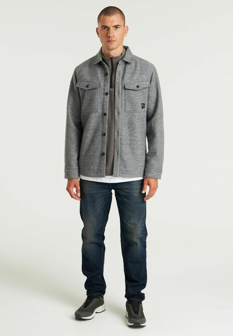 CHASIN’ Lichte jas grijs