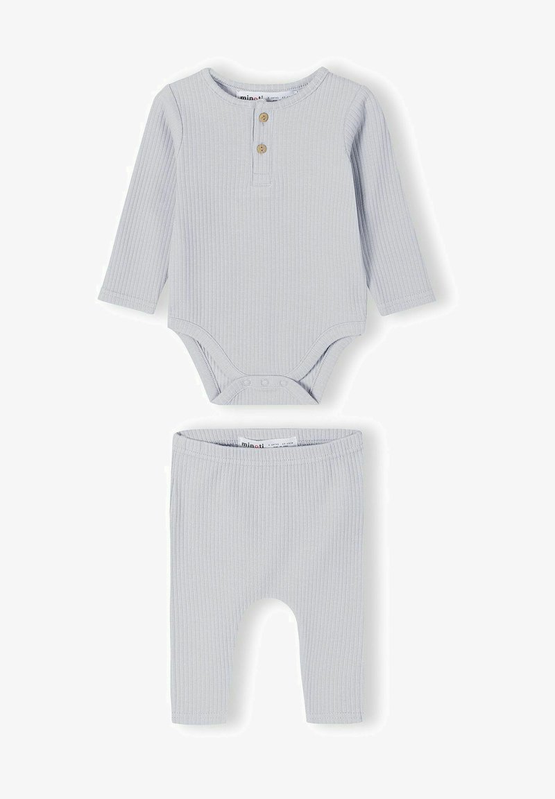 Minoti Set MINOTI BABY BODIES AND LEGGINGS SET - Underwear set - mottled grey ...