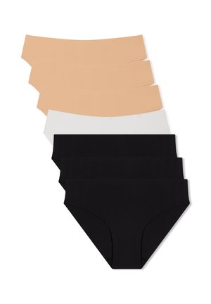 PACK 7 - Slip - 3x Black, 3x Nude, 1x White