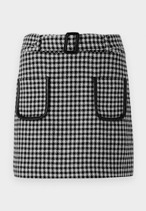 JUPE - Mini krilo - black/white