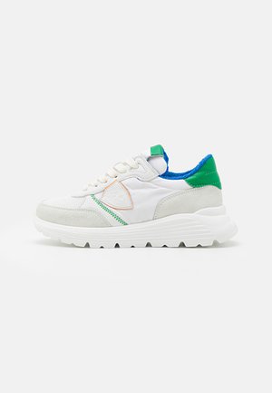 UNISEX - Sneakers basse - white/pearl/green/neon orange