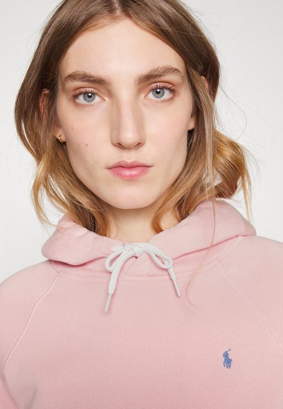 Polo Ralph Lauren SHRUNKEN FIT FLEECE HOODIE - Džemperis ar kapuci - pink sand