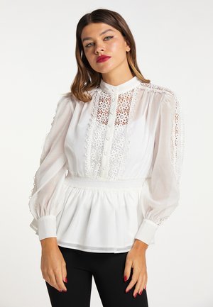 faina, Bluse - wollweiss