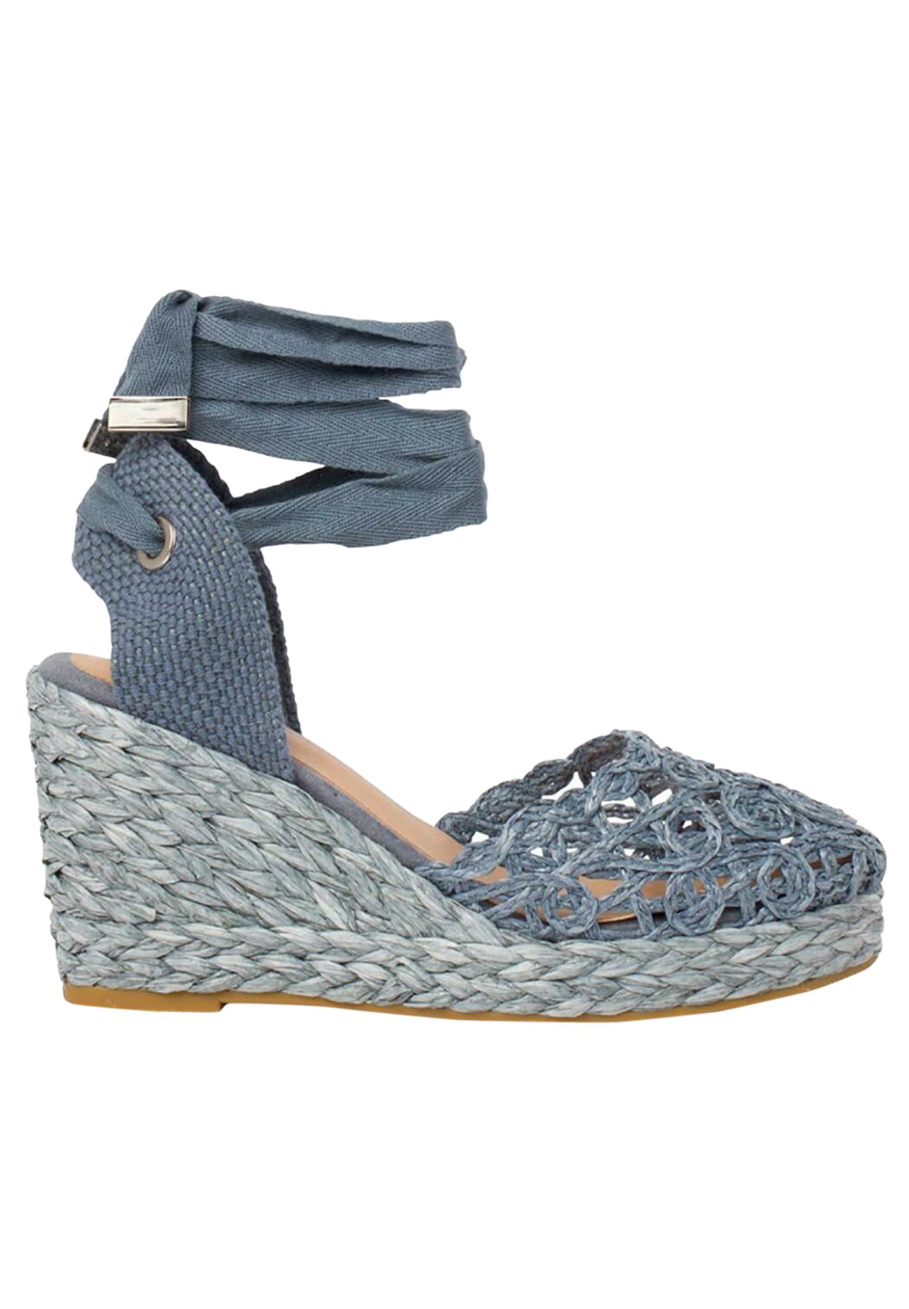 Alma en Pena NIGER - Sandalias de cuña - azul - Zalando.es