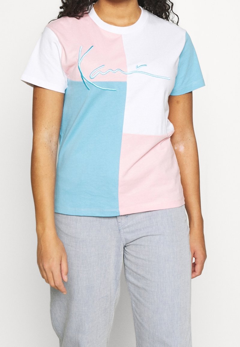 Karl Kani T-shirt med print - light blue