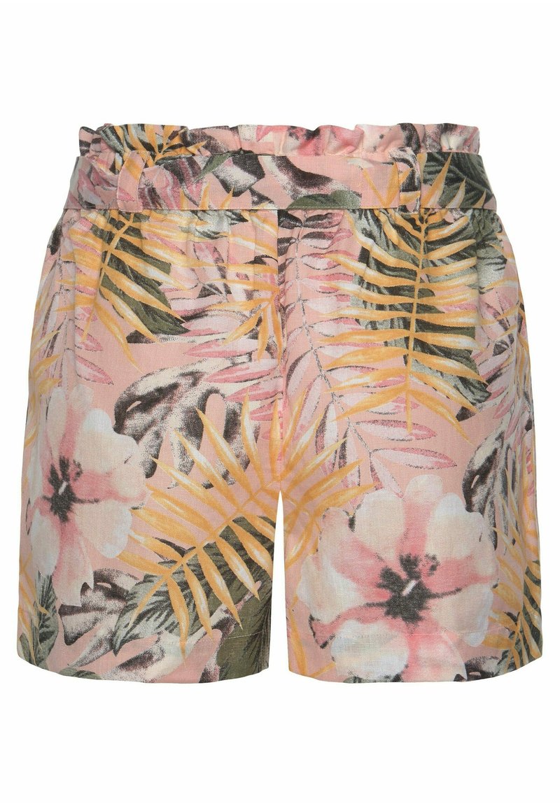 Damen Kleider | LASCANA Shorts apricot-bedruckt/mehrfarbig - CI12511 Damen Kleider | LASCANA Shorts apricot-bedruckt/mehrfarbig - CI12511