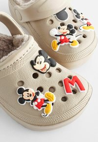 Next Sabots - mickey mouse stone natural
