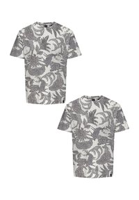 Only & Sons 2ER-PACK RUNDHALS KURZARM - Print T-shirt - weiß