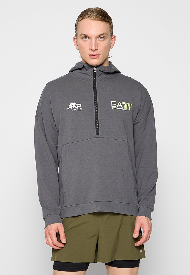 EA7 Emporio Armani Hoodie grijs EA7 Emporio Armani Hoodie grijs