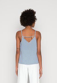 ONLY ONLNOVA PARIS SINGLET  - Top - eggnog bias stripe blue
