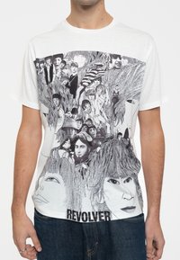 Paradiso Clothing THE BEATLES REVOLVER SUBLIMINATION - Print T-shirt - white