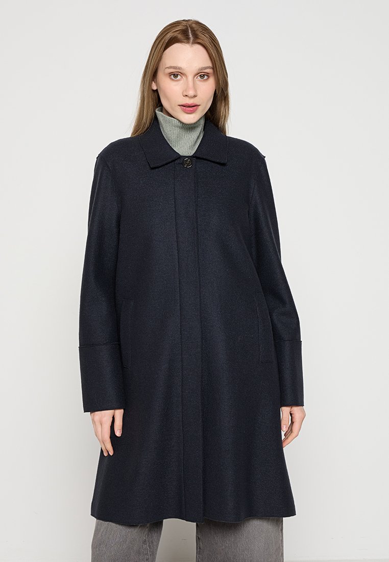 Oakwood Halflange jas donkerblauw