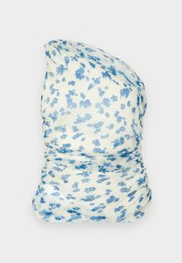 ONE SHOULDER DRAPED - Blůza - blue