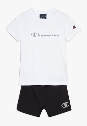 CHAMPION X ZALANDO TODDLER SUMMER SET - Pantalón corto de deporte - white/black