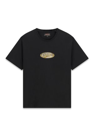 Guess, REGULAR FIT T-SHIRT - T-shirts print - schwarz