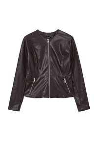 Giacca in similpelle - marrone scuro