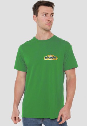 Cotton Soul, POLAR EXPRESS/CONDUCTOR - T-Shirt print - dark green