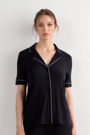 Intimissimi, SHORT-SLEEVED BUTTON-DOWN - Nattøj trøjer - schwarz black