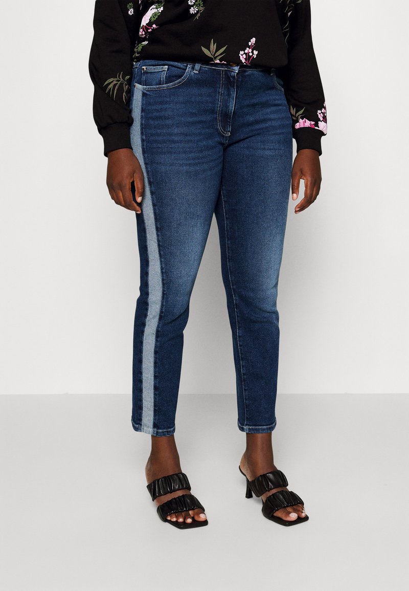 Jeans Bleu Femme Marina Rinaldi PERSONA - Taille Moyenne, Coupe Régulière - 73.1183017 IBIS - Neuf Avec étiquettes