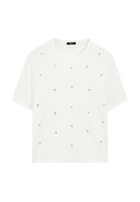 WITH EYELETS  - T-Shirt print - white